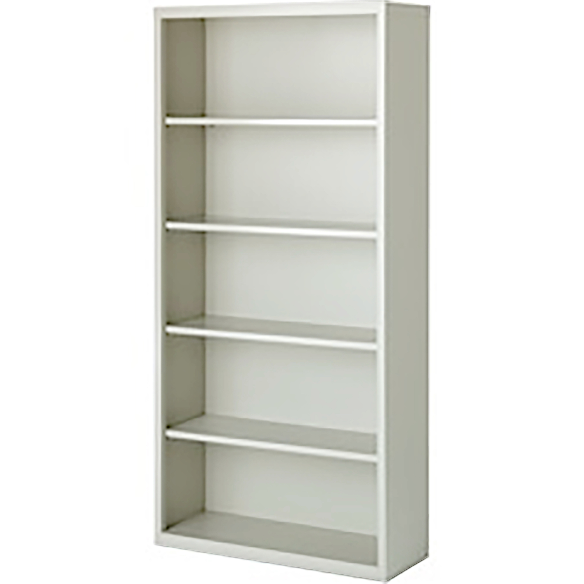 Steel Cabinets USA, 36in.x18in.x72in. Putty Bookcase Steel Fully Assembled, Height 72 in, Shelves (qty.) 5, Material Steel, Model# BCA-367218-P